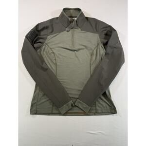 5.11 Tactical Men’s 1/4 Zip Pullover Small Green Performance Combat Shirt